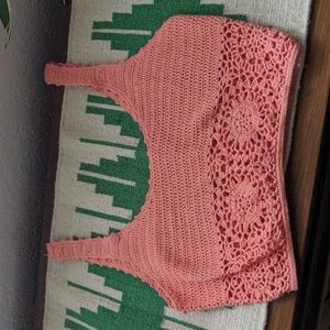 Spell crochet cropped tank